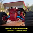 00.THINGIVERSE_COVER.jpg TAMIYA GRASSHOPPER : Trailing Arm Conversion Kit