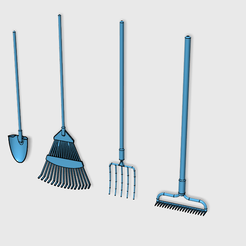 TOOLS1.png STL file Diorama Yard Tools・3D printable model to download