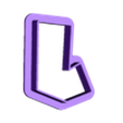 j_Low_case.stl Roblox - alphabet font - cookie cutter