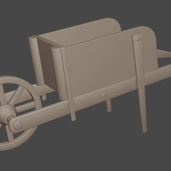 brouette_1.png STL file 1/35 scale wheelbarrow for diorama・3D printable model to download