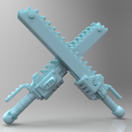 Primaris Chain Sword 3D model