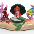 LittleMermaidDiorama.319.jpg Little Mermaid Diorama 3D Sculpted