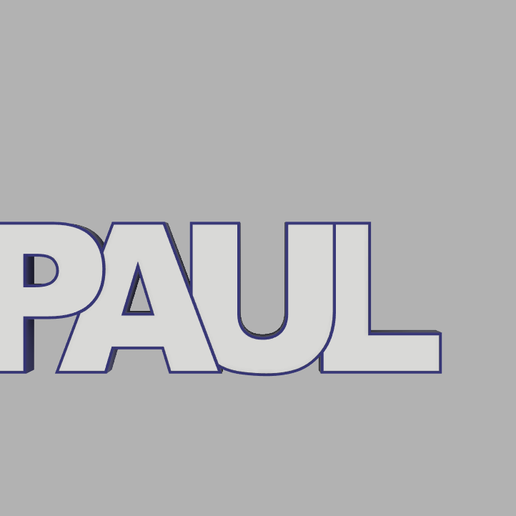 🔦 First name lamp Paul・ STL File for 3D printing・Cults
