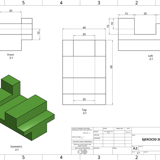 🎒 EXERCISE 201 ONSHAPE・ STL File for 3D printing・Cults