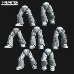 Poses.jpg Файл 3D GK Большие ноги・3D-печатная модель для загрузки