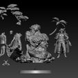 yyu.jpg DIAROMA GOL D ROGER Pirate King- ONE PIECE - 3D MODEL