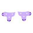 Foxeer caeser 5 arm front pair.stl Foxeer Caesar racing drone TPU Kit