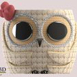 FRENTE.jpg Cute owl Pot model 3