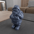 HighQuality.png 3D Santa Claus Christmas Decor with 3D Stl Files & Santa Claus Print, 3D Figure, Santa Claus Hat, 3D Print File, Gift for Dad, 3D Printing