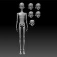 RGBA02.jpg BJD boy male + 5 heads stl ball jointed ball jointed doll articulated