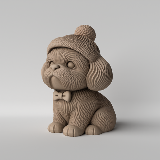 fg.png Cute Shih Tzu Puppy with Beanie