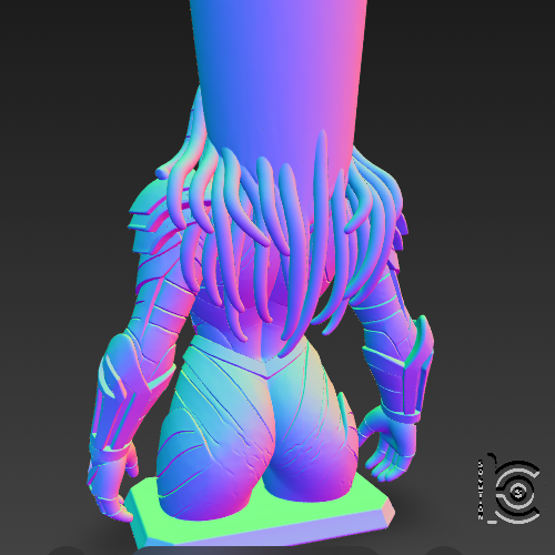 SNAG-0984.png Predatrix Sentinel Bust – 3D Model for Printing
