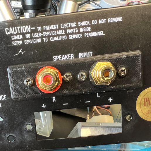 REALISTIC APM-200  -  RCA Adaptor Panel 3D model