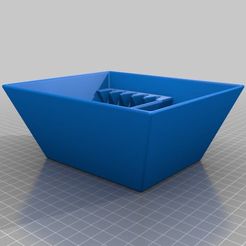 560fcc7e3fa8a2a7fc864f61dee95371_display_large.jpg Free STL file Paint Brush Washing Basin・3D printable model to download