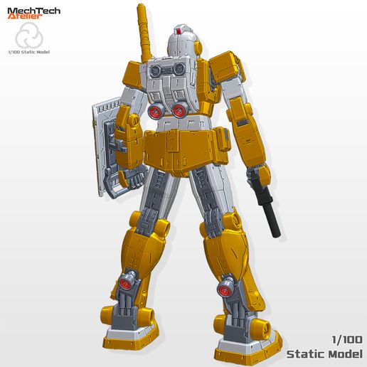 🤖 RGM-79L GM Light Armor・ 3D File for 3D printing・Cults