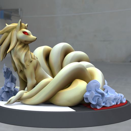 🦸 NINETALES- POKÉMON FIGURINE - POKÉMON UNITE・ STL File for ・Cults