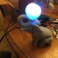 IMG_4202.JPG Elephant with Circus Ball Lamp