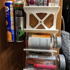 STL file Under shelf lazy susan/rotating pill bottle organizer・3D printing  model to download・Cults