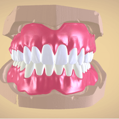 Screenshot_1.png Download OBJ file Full Dentures with Many Production Options • 3D printable template, LabMagic3DCAD