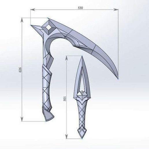 il_1140xN.1810036749_pahi.jpg Оружие акали Клинок Кама и кунай LEAGUE OF LEGENDS K/DA