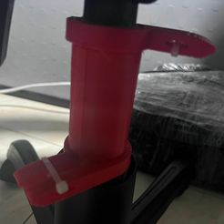 silla3.jpg 3D Printed Support Bracket for Gamers' Chair Pneumatic Cylinder