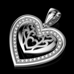 Pendant-heart-3-1.jpg Fichier STL Pendentif cœur 3・Modèle à télécharger et à imprimer en 3D