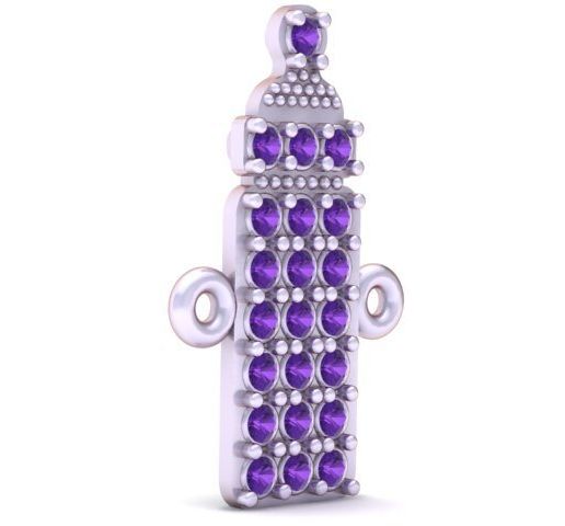 render3.jpg Подвеска для детской бутылочки 3D печатная модель