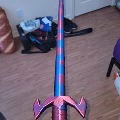Collapsible Sword - Épée dépliable - No support / Print In place Version 1