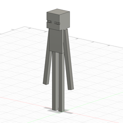 enderman1.png Fichier STL gratuit Minecraft Enderman・Plan à télécharger et à imprimer en 3D