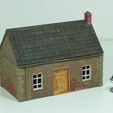 Tabletop-Wargaming-Terrain-Building-House-ww2-normandy-scenery-28mm-miniatures-3d-printed-colored.jpg France Single Storey Village House