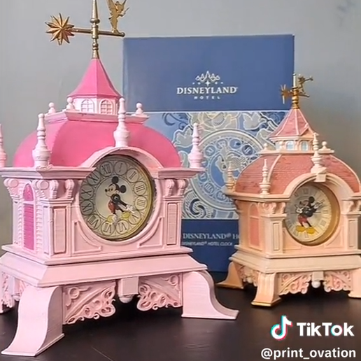 🏨 Disneyland Hotel Clock・ STL File for 3D printing・Cults