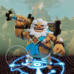 daruk-3logo.jpg Файл OBJ ДАРУК - (ZELDA: BOTW)・3D модель для печати скачать