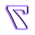 7.stl sherk - alphabet font - cookie cutter