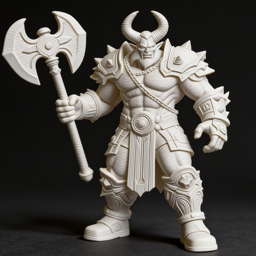 3D printable model of Yasin the Night Warrior