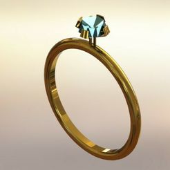 r1.JPG STL-Datei Gold ring with diamond quartz kostenlos・3D-druckbare Vorlage zum herunterladen