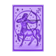 pegasus.stl Sagittarius 3D Model for CNC – Astrological Archer Relief STL