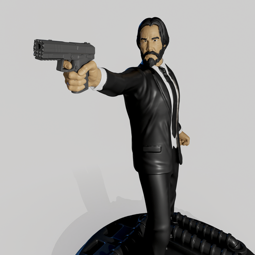 jw5.png Keanu Reeves as John Wick - High-Detail Miniature STL