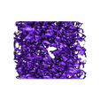 bone_healty_bvtv30.stl Trabecular bone osteoporosis model with bone screw