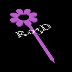 flor.jpg Free STL file Cake topper・3D printable object to download