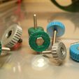 DSC_0133.JPG Adapter CHC / TH screw or nut -> Knurled knob / Knurled screw Adapter handle