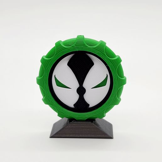 Spawn Maker Coin Key Ring (Single Extruder Print) 3D model