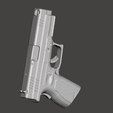 xd101.png Springfield XD 9 Real Size 3d Gun Mold