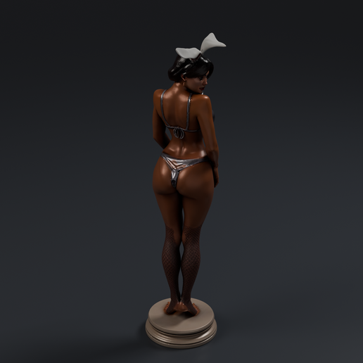 Sexy Bunny 2 3D printable STL miniature