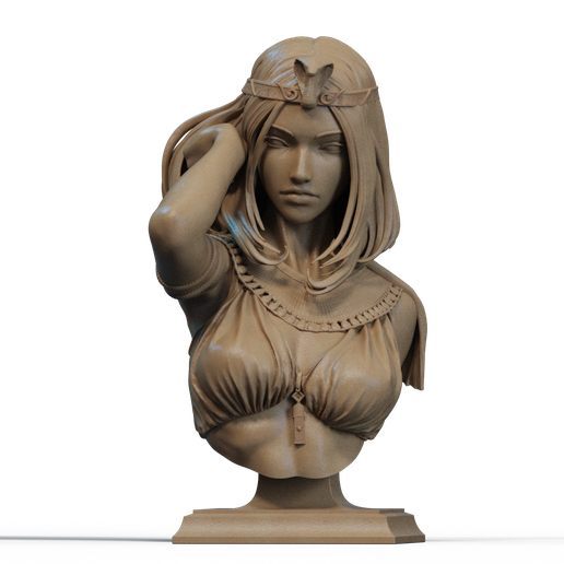 23.308.png Cleopatra Bust 3D Print