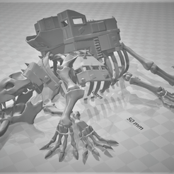 Screenshot-(487).png 3D file Gargantuan Orc Beast Skeleton - terrain piece・3D printer design to download