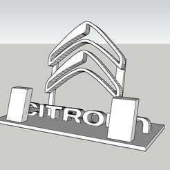 soporte tlf Citroen.jpg Archivo STL gratuito Soporte para telefono Citroen・Design para impresora 3D para descargar