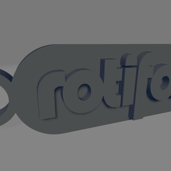 Rotiform.png Archivo STL Llavero Rotiform・Modelo para descargar y imprimir en 3D