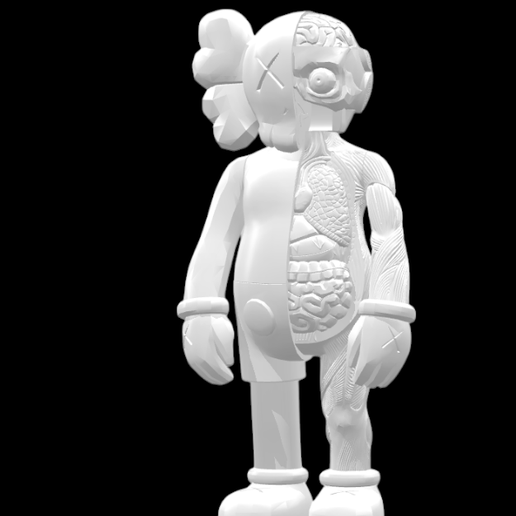 🗿 KAWS・ STL File for 3D printing・Cults