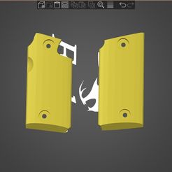 Gripssss.jpg STL file P238 Grip Panels・3D printable model to download
