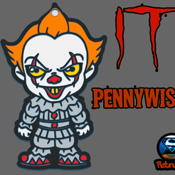 pennywyse-tinker-b.png STL file Pennywise keychain from the movie IT.・3D printable model to download